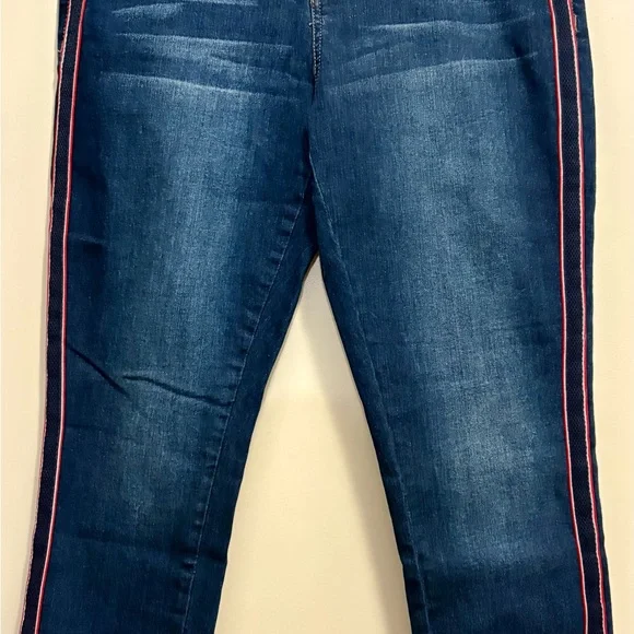 Blue Jeans with Red Stripe - Picture 2 of 5
